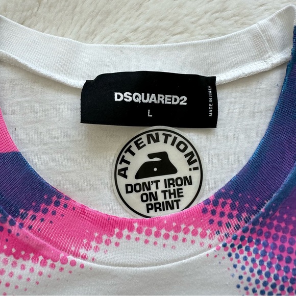 NEW!!! DSQUARED2 men Tshirt size L Authentic Retail 750$ - Picture 7 of 7